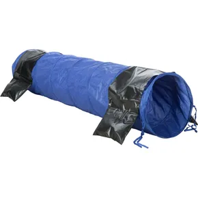 Agility-Tunnel – kleiner Hund, Welpe, 40 cm/2 m – blau